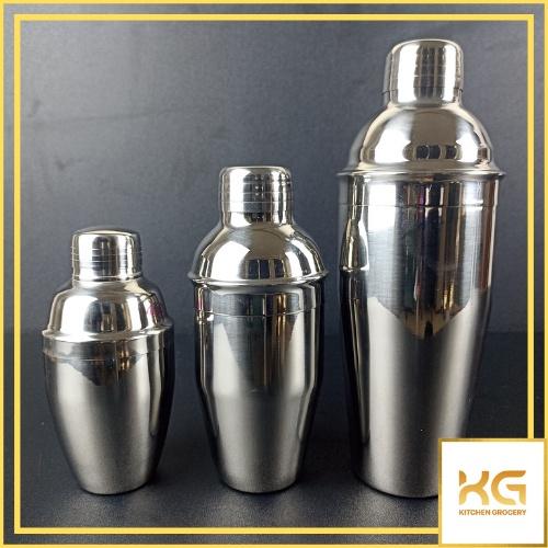 Bình lắc inox pha chế Shaker inox 250ml 350ml 750ml