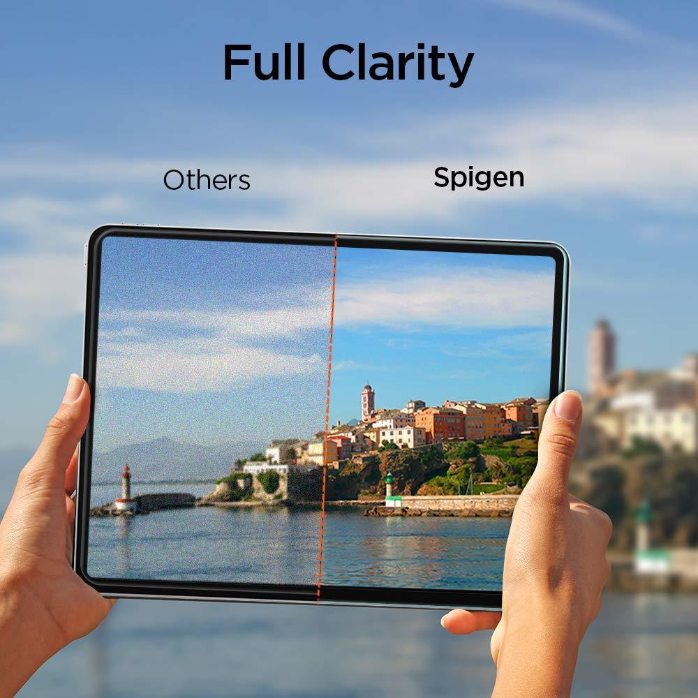 Miếng dán kính cường lực cho iPad Pro 12.9 inch (2018) Spigen Glas.tR SLIM - hàng chính hãng