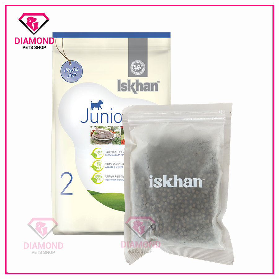 (1.2kg) Iskhan Grain Free Dog Puppy - Thức ăn hạt cao cấp Cho Chó Nhỏ nhập khẩu Hàn Quốc