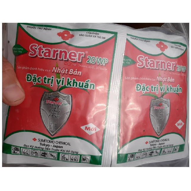 Túi 25 gói Starner 20wp - Đặc Trị Vi Khuẩn, Thối Nhũn cho Phong Lan và Các Loại Cây Trồng khác