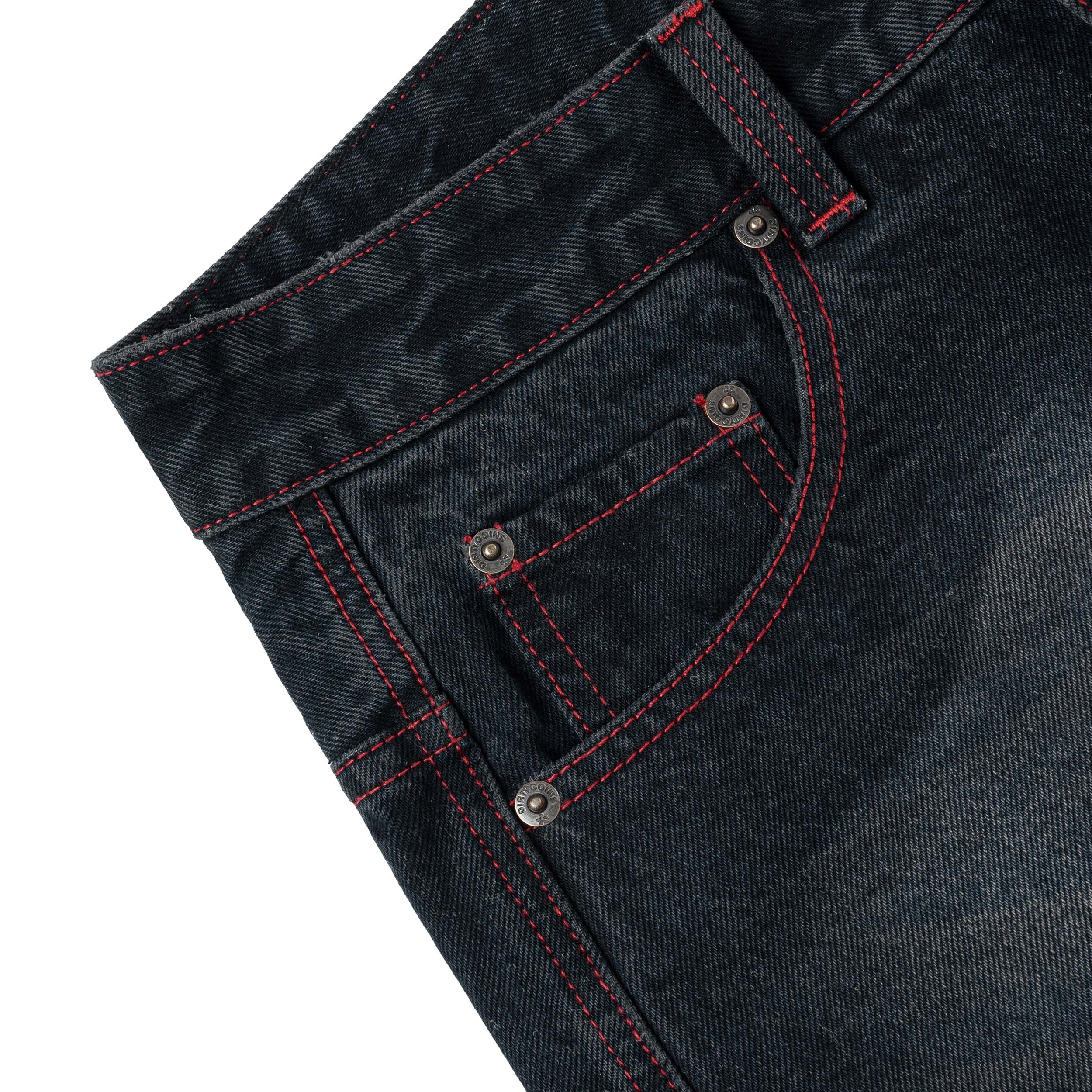 Quần DirtyCoins Denim Baggy Embroidery Logo