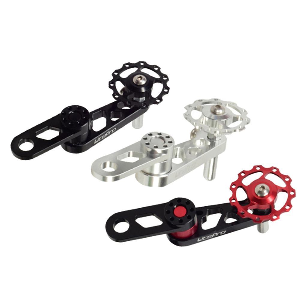 Chain Tensioner Single Speed Converter Bike Replacement Black Red