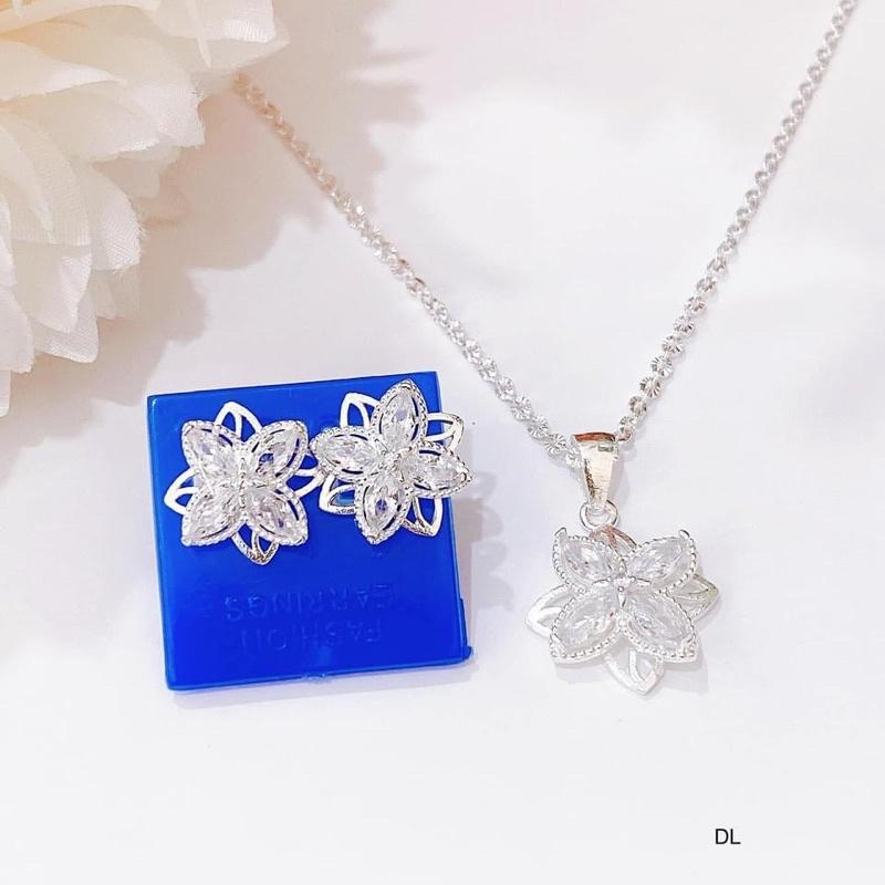 Bộ trang sức Bạc xoay tròn, Set 3 món sang chảnh quyến rũ anh nhìn