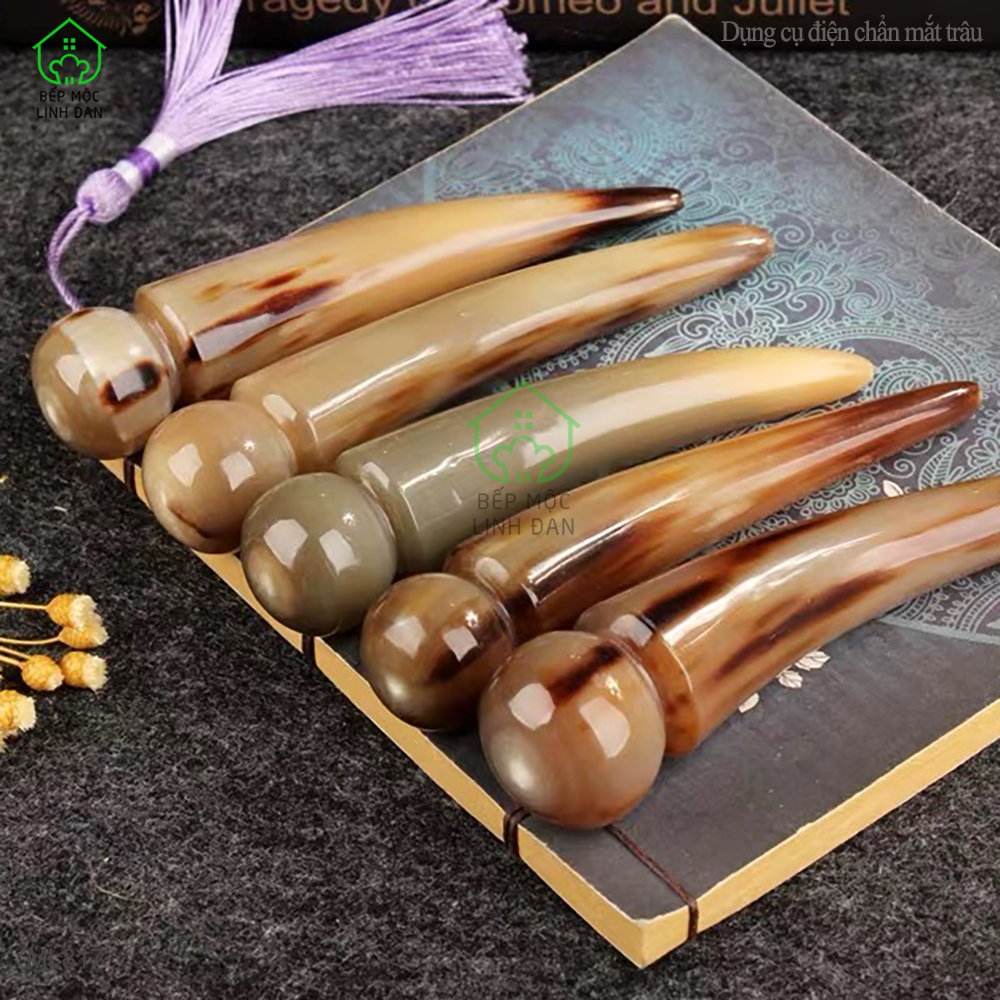 Dụng Cụ Điện Chẩn Bằng Sừng - Day Ấn Huyệt/ Gan/ Mật Đả Thông Kinh Mạch [ML817
