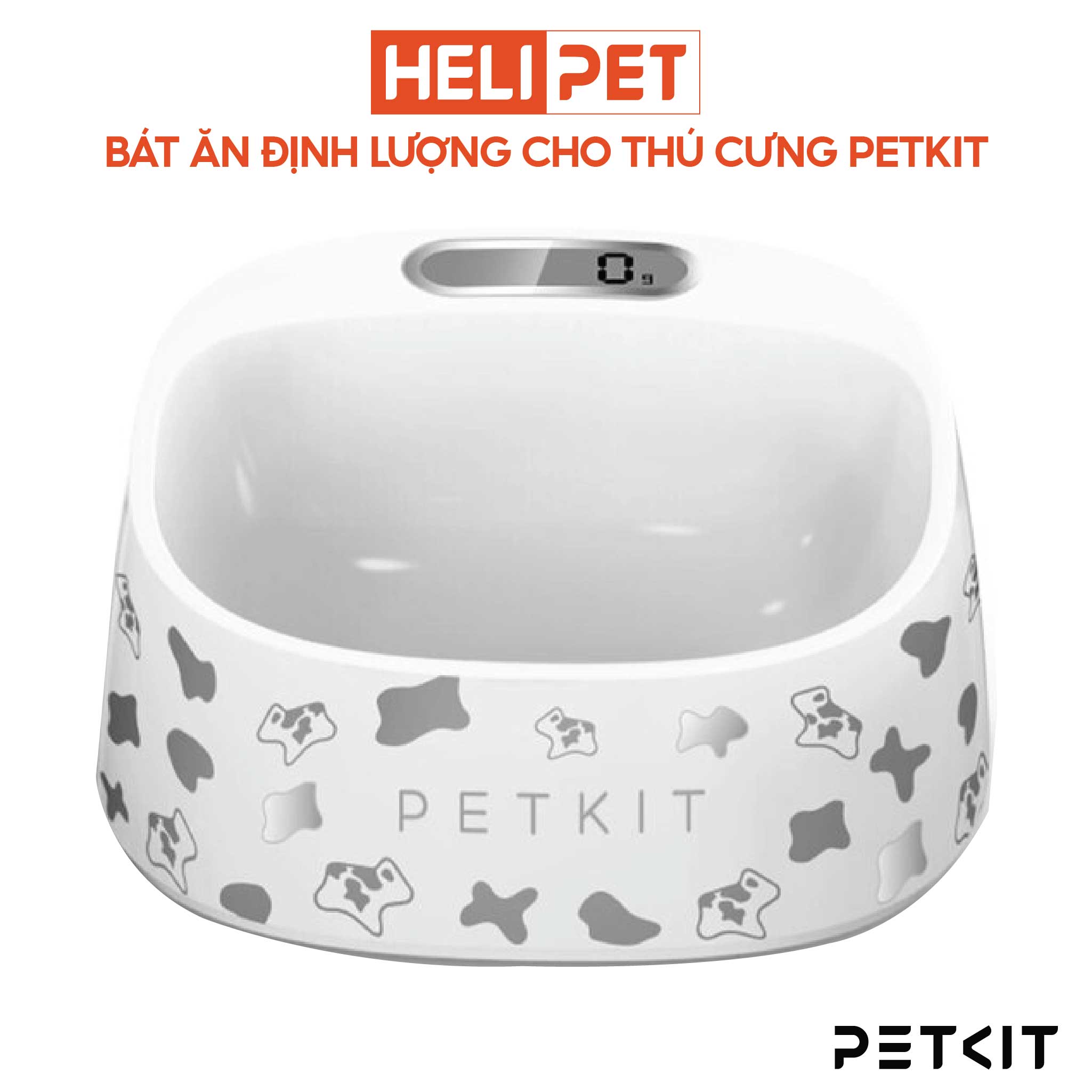 Bát Ăn Thông Minh, Chén Ăn Định Lượng, Cân Thức Ăn Cao Cấp, Kháng Khuẩn PETKIT - HeLiPet