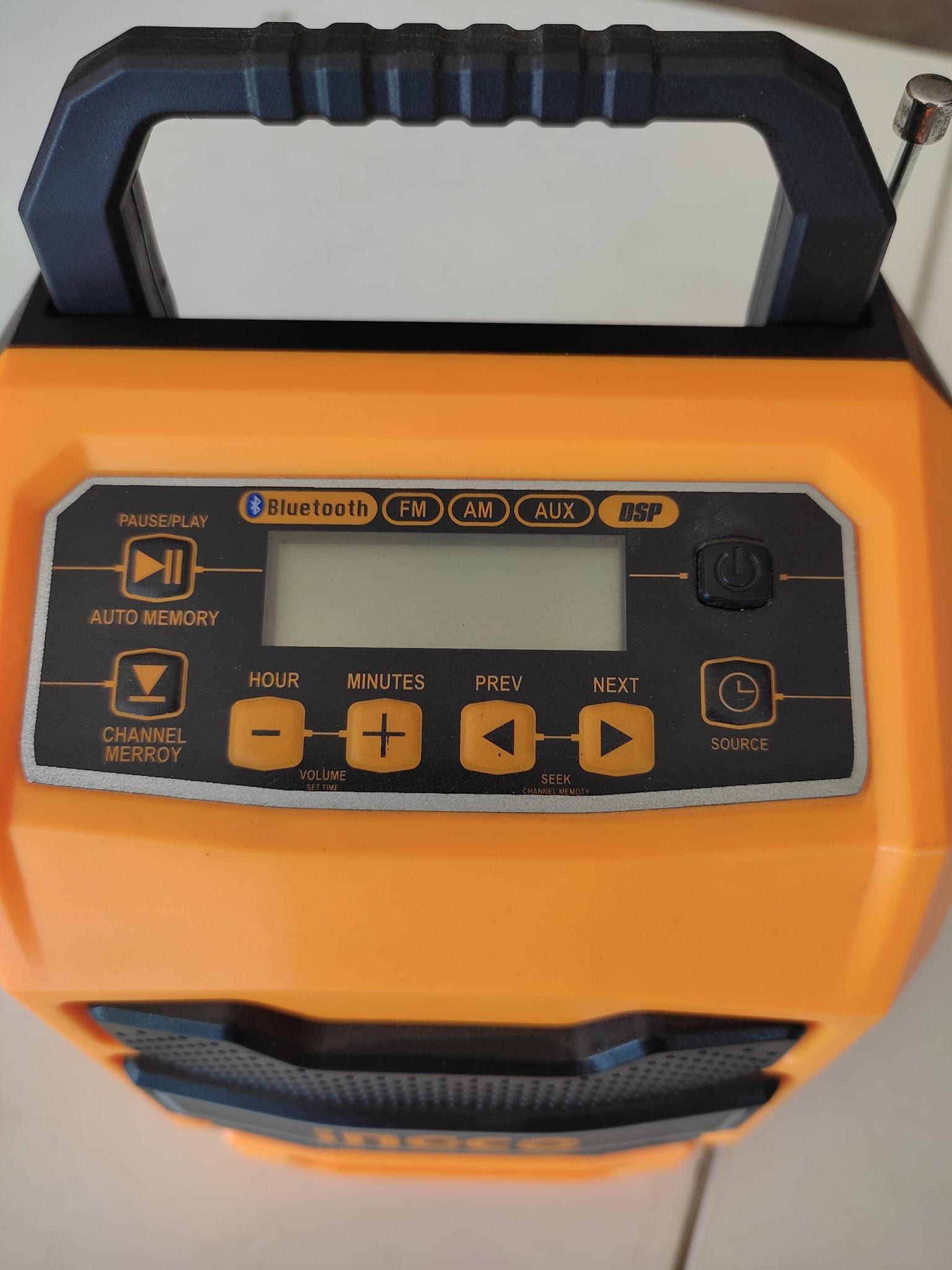 RADIO CÔNG TRƯỜNG DÙNG PIN 20V INGCO CJRLI2001 - HÀNG CHÍNH HÃNG