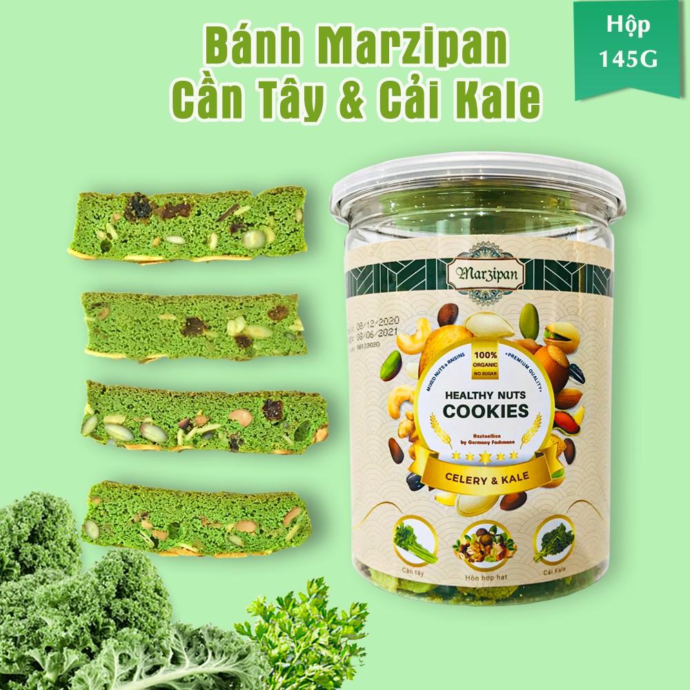 Bánh ăn kiêng Marzipan không đường hỗn hợp hạt dinh dưỡng VỊ RAU CỦ QUẢ TƯƠI Việt Nam - Biscotti Cao cấp