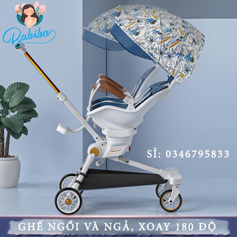 Xe Đẩy 2 Chiều V22 Cho Bé ( TẶNG KÈM ĐỆM NGỒI )