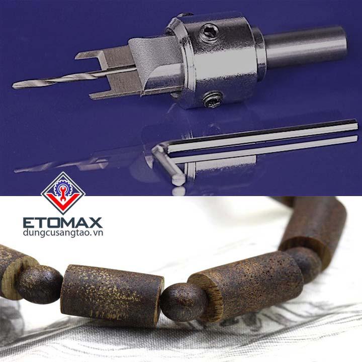 Bộ 3 mũi khoan tạo hạt trụ