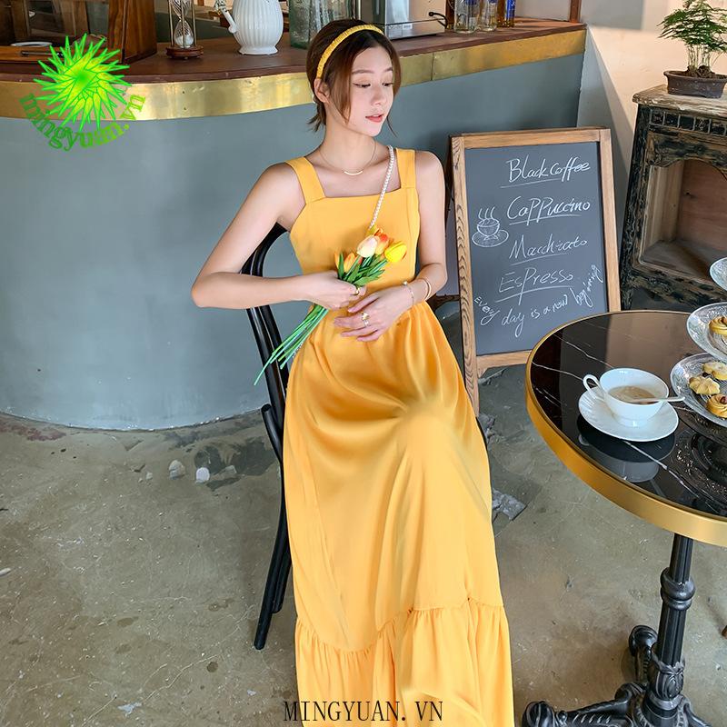 Đầm Dây Thời Trang Đi Biển Xinh Xắn Cho Nữ