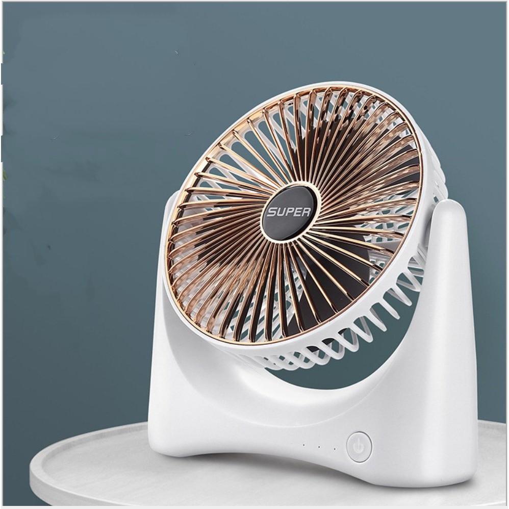 Quạt Mini 3 Cánh Để Bàn SIÊU MÁT VỚI 3 TỐC ĐỘ GIÓ SUPER GOLDEN - AsiaMart