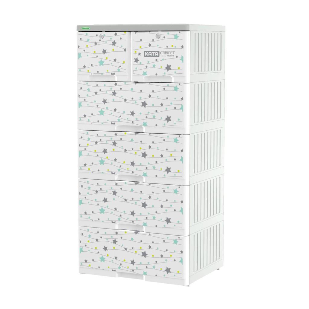 - - Tủ nhựa KATA TALOPA 5 tầng 6 ngăn 120CM X 60CM X 48CM