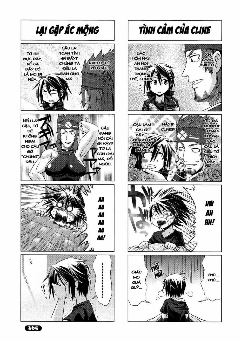 swort art online - 4koma chapter 5 6