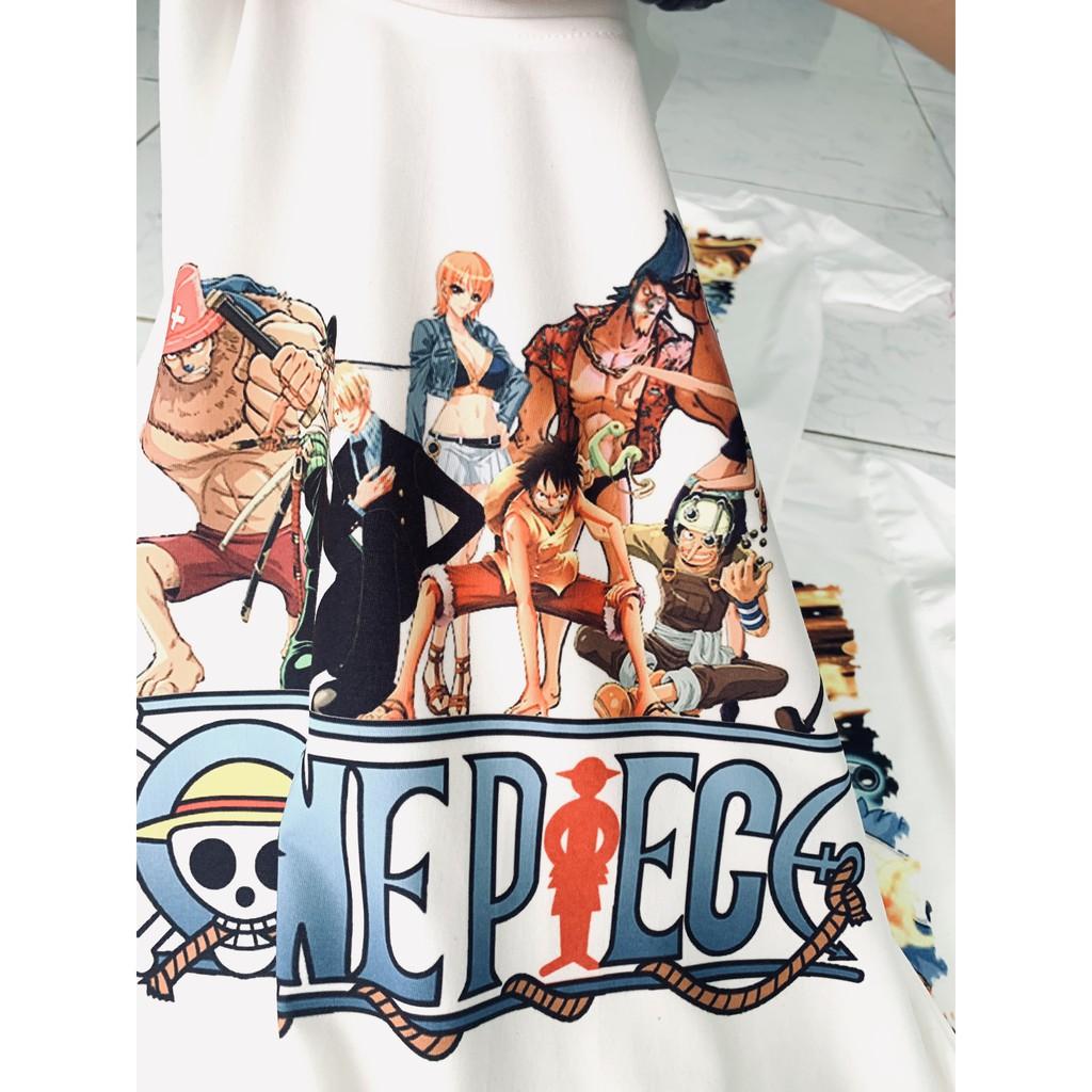 Áo Thun One Piece LUFFY TEAM Cực Đẹp | Áo Phông Băng Mũ Rơm Hải Tặc LUFFY Giá Rẻ OP142