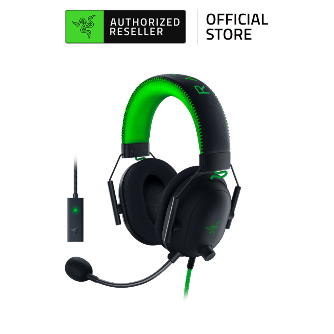 [PHIÊN BẢN ĐẶC BIỆT] Tai nghe có dây chùm đầu Razer BlackShark V2-Wired Gaming Headset + USB Sound Card-phiên bản SE (Hàng chính hãng)