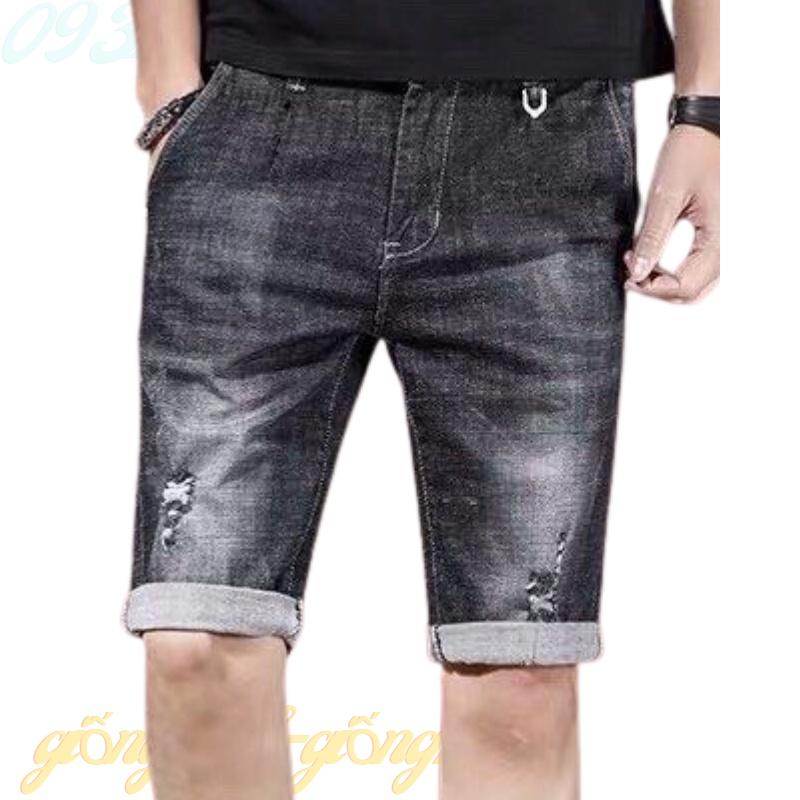 Quần short jean nam, chất vải bò co gian, trẻ trung cá tính VOZODO 212