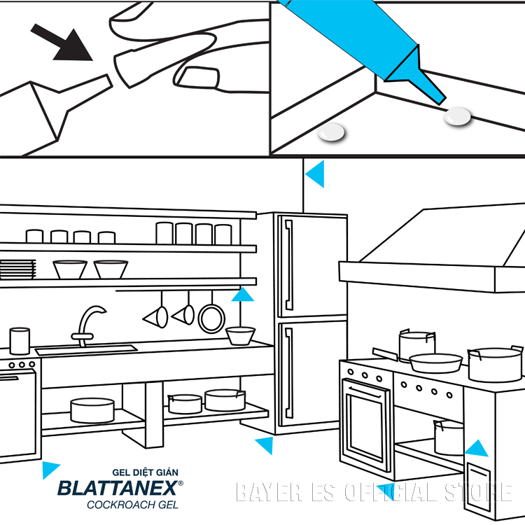 Gel Diệt Gián Blattanex Chính Hãng