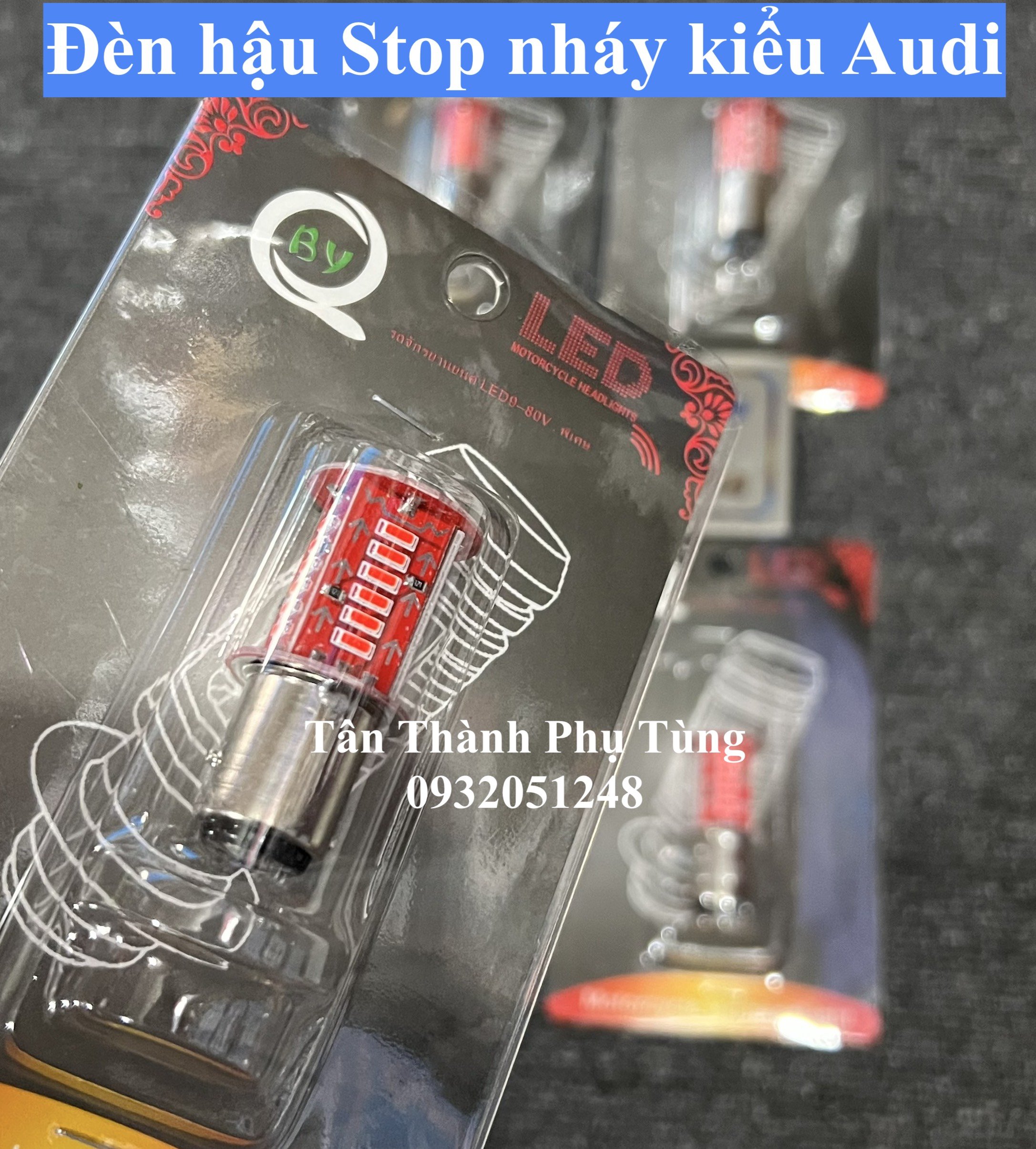 Đèn hậu nháy Audi Stop F1 gắn các dòng xe máy