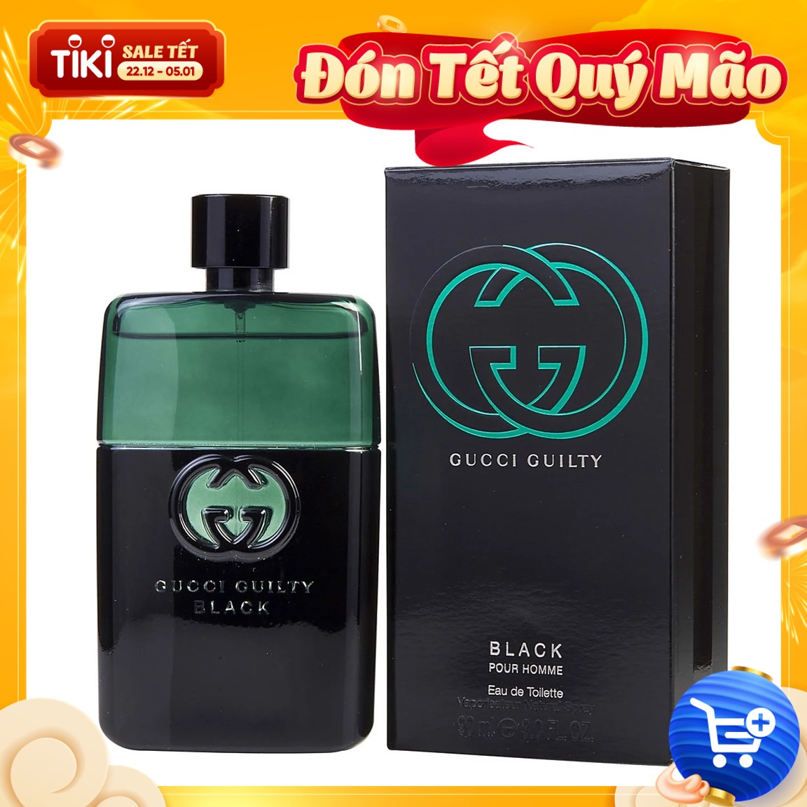 NƯỚC HOA NAM GUCCI GUILTY BLACK POUR HOMME EAU DE TOILETTE 90ML