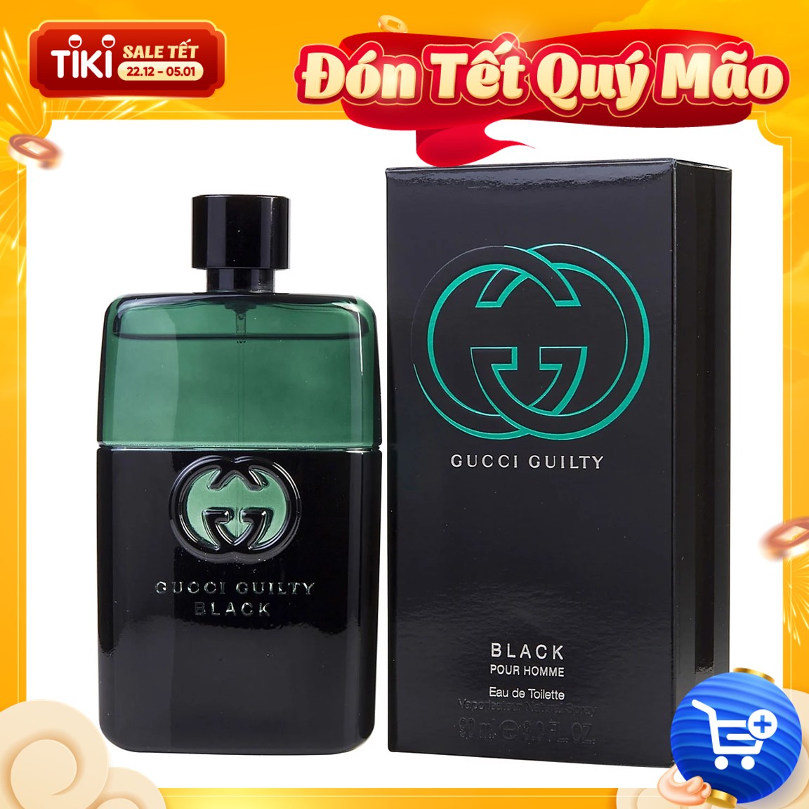 NƯỚC HOA NAM GUCCI GUILTY BLACK POUR HOMME EAU DE TOILETTE 90ML