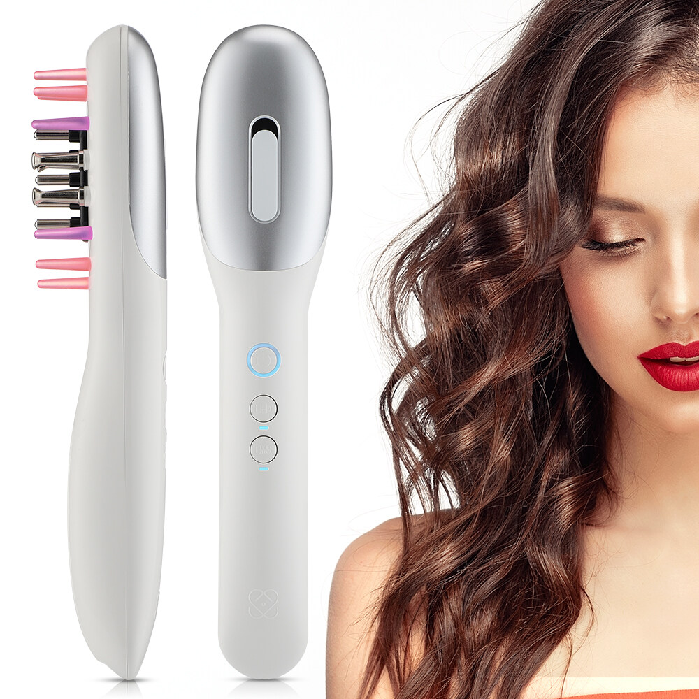 Lược Massage Kích Thích Mọc Tóc Công Nghệ Tiên Tiến SPA Super Hair EMS TECHNOLOGY