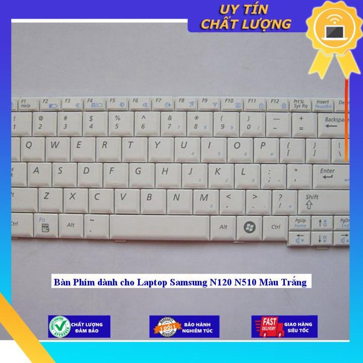 Bàn Phím dùng cho Laptop Samsung N120 N510 Màu Trắng - Hàng Nhập Khẩu New Seal