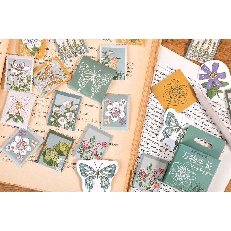 Bộ 46 Sticker Hàn Quốc dán trang trí SIÊU HOT E125