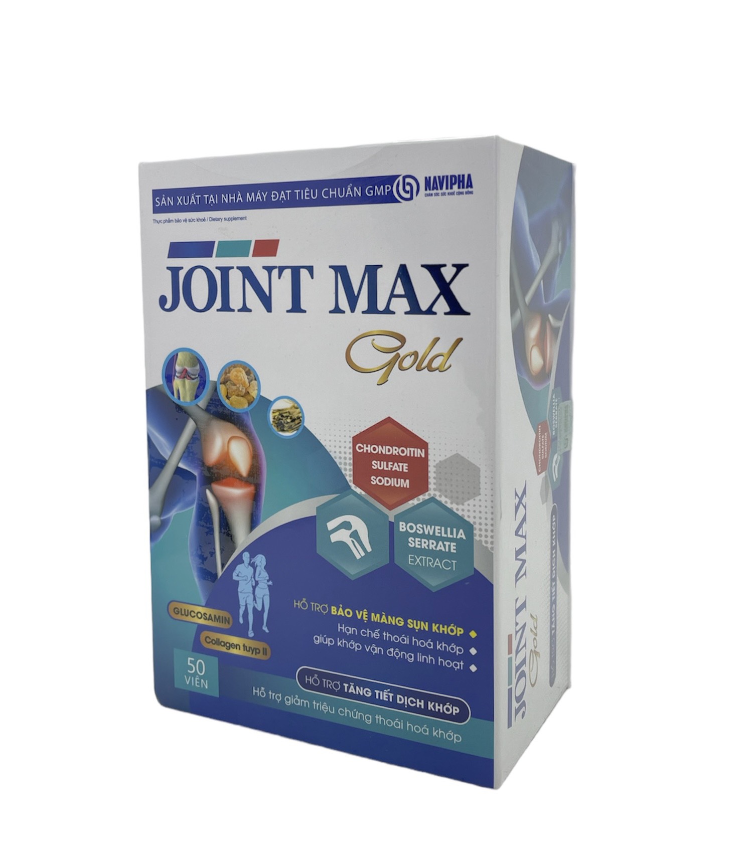 TPBVSK Viên uống hỗ trợ điều trị viêm xương khớp Joint max Gold Navipha