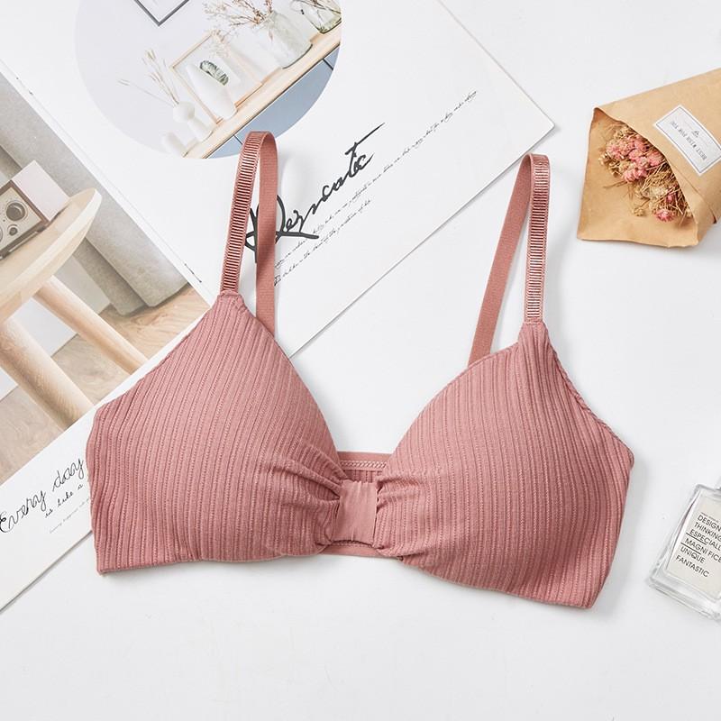 Áo Lót Bra Coton Nơ Đệm Dày Không Gọng BR26