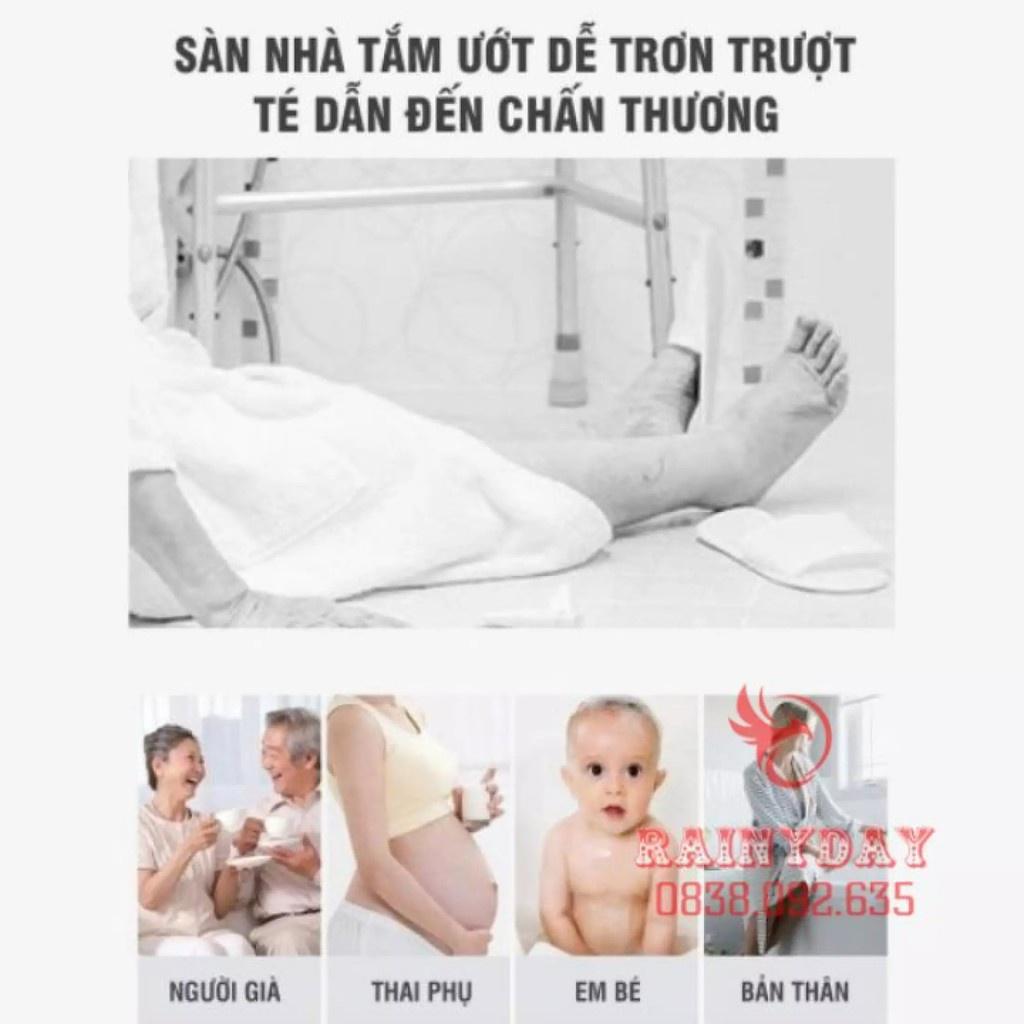 Tấm thảm miếng nhựa lót sàn nhà tắm chống trượt trơn trượt nhựa ghép lỗ tròn kháng khuẩn 30*30cm