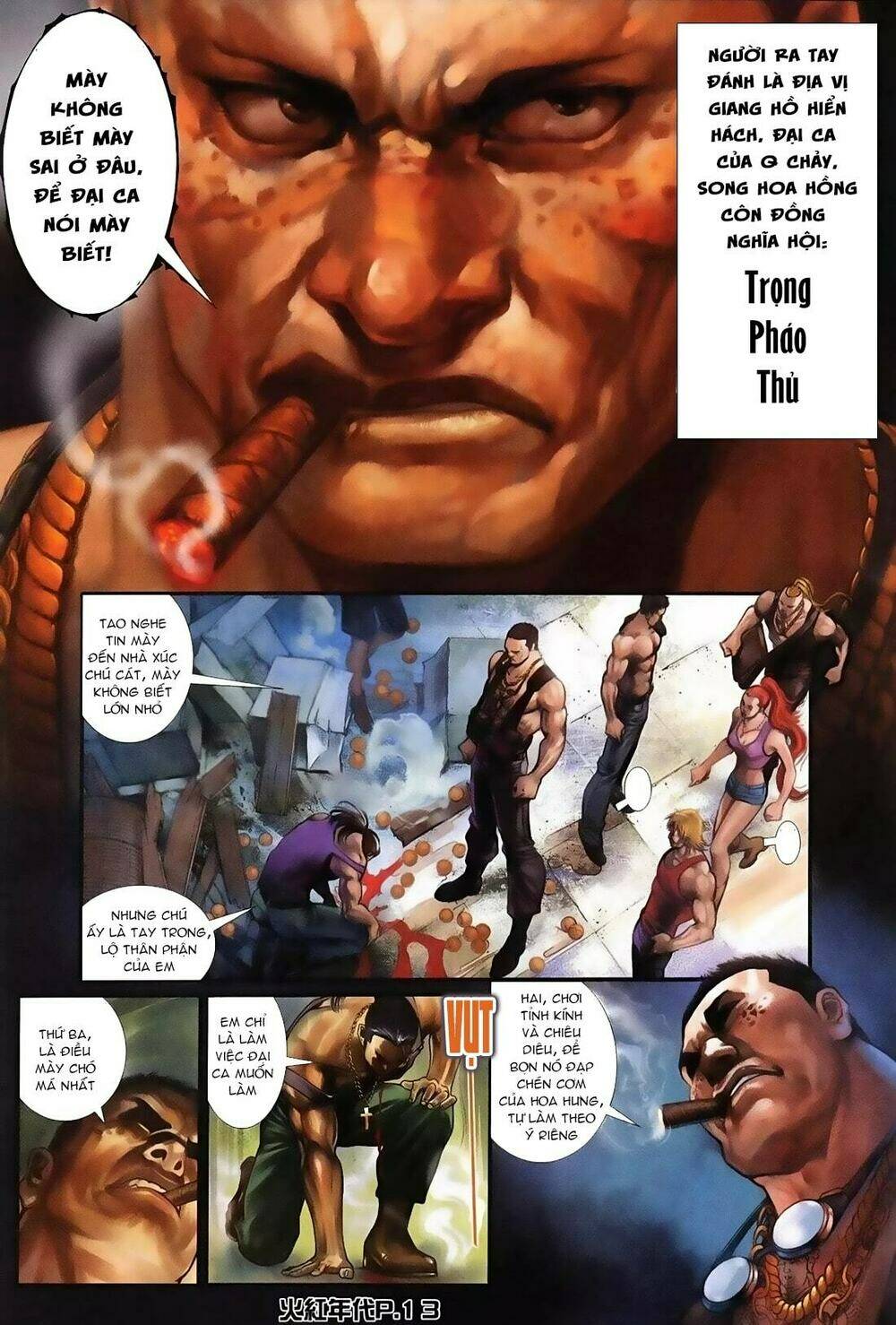 hỏa hồng niên đại hắc cốt đường chapter 124 10