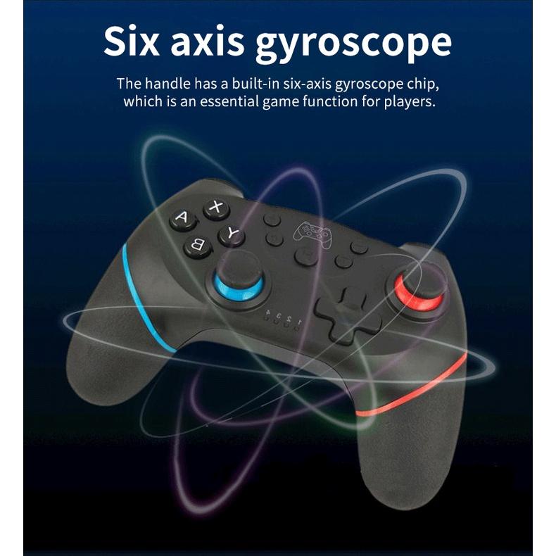 PD1001 - Tay cầm chơi game Bluetooth không dây dành cho máy chơi Nintendo Switch Lite Switch Oleed Gamepad Analog xoay