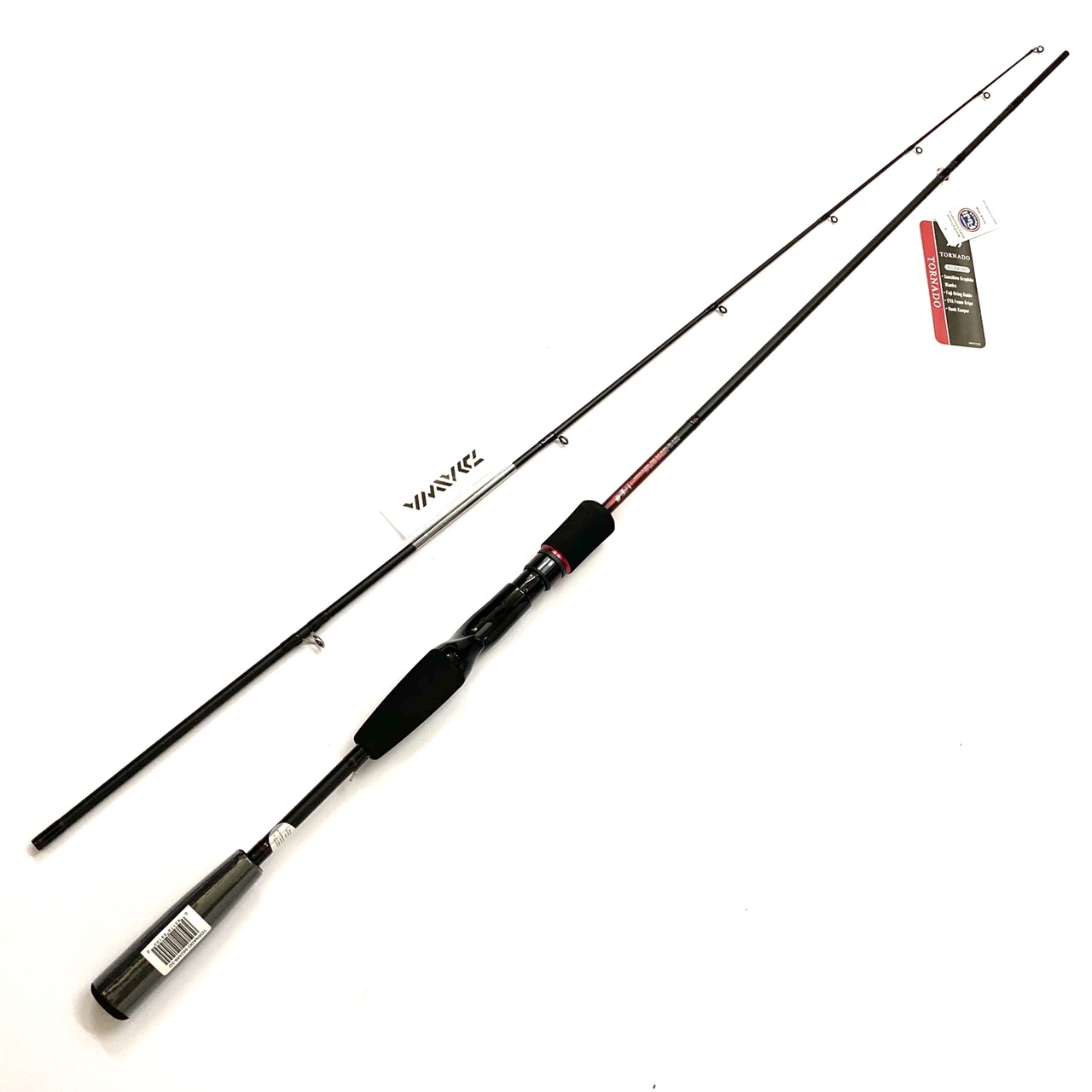 Cần câu cá Daiwa Tornado cần 2 khúc lure máy ngang 1m80, 1m98 khoen Fuji Pat Daiwa