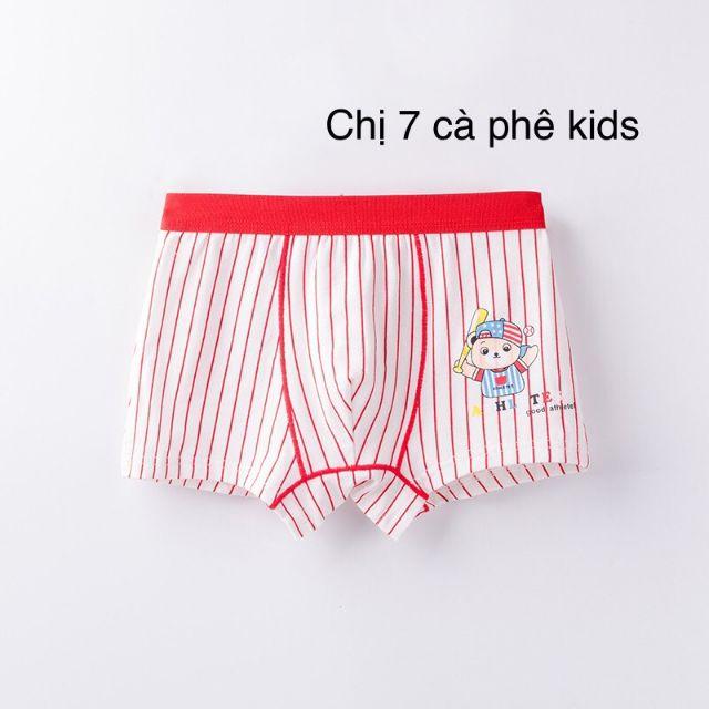Combo 5 quần sip bé trai - quần lót bé trai dạng đùi cao cấp