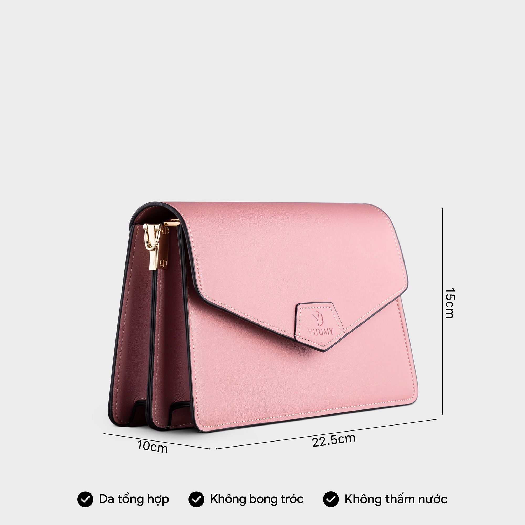 Túi Yuumy ( Thời trang nữ đi tiệc size 23 - Túi đeo chéo da Seasand YN97 )