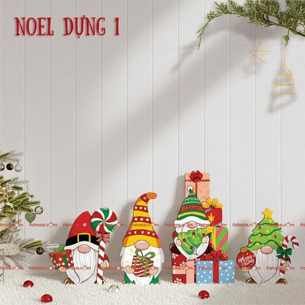 Set Gỗ Dựng Tường - Trang Trí Giáng Sinh - 70 x 15 x 10 cm - Bách Mộc 1