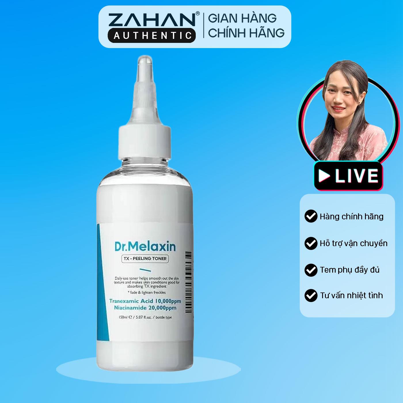 Nước hoa hồng nám hỗ trợ sáng da Dr.Melaxin TX - Peeling Toner 150ml