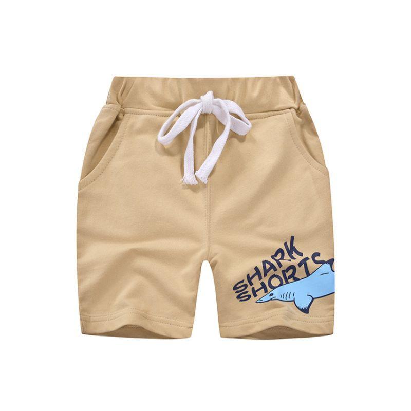 Quần short bé trai Betop chất cotton quần thun họa tiết cá mập chất cotton cho bé DK9009