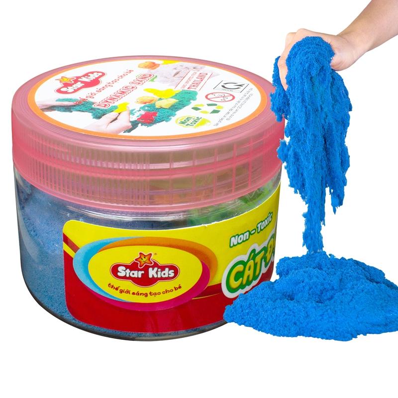 Đồ Chơi Cát Động Lực 250g Và Khuôn Star Kids K-316 - Xanh Dương