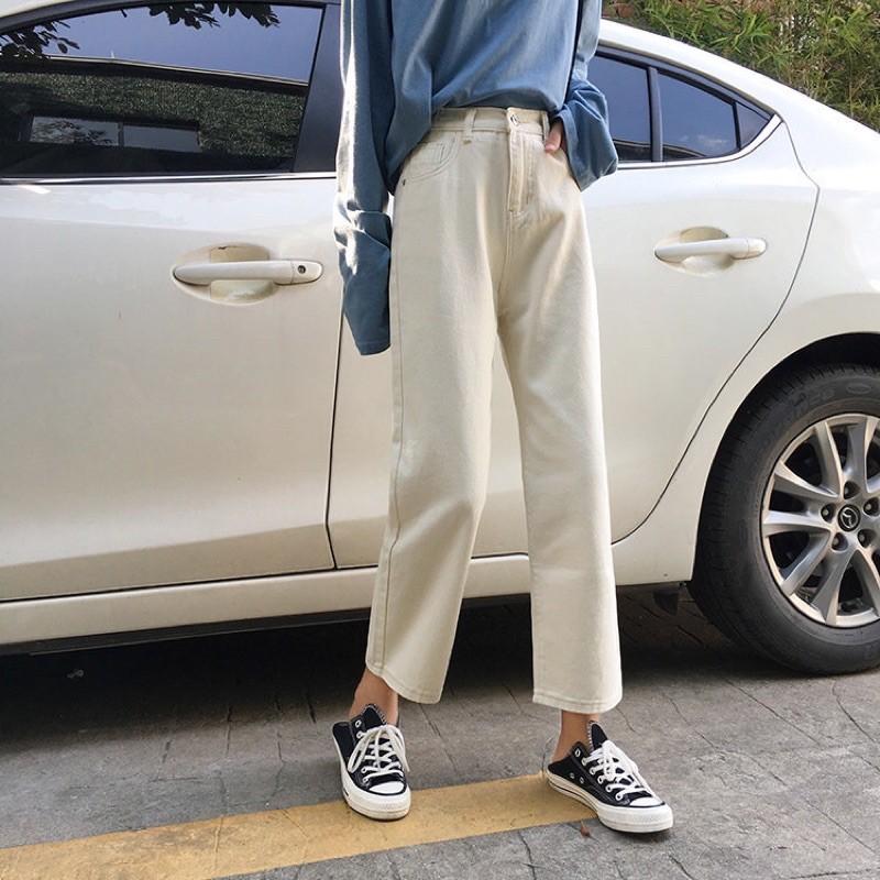 Quần khaki basic ống suông 2021