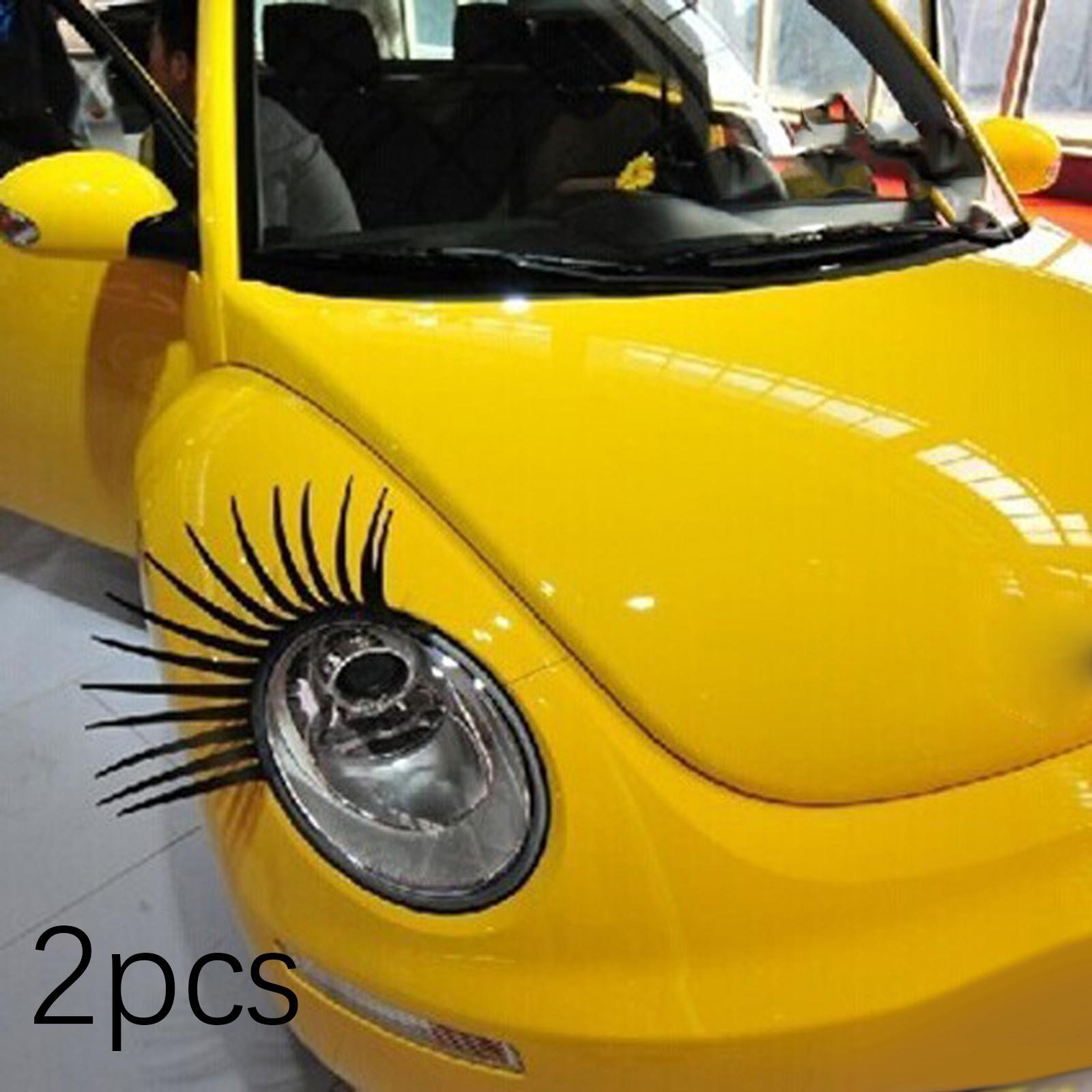 Car Headlight Eyelashes Automotive Accessories 3D Universal