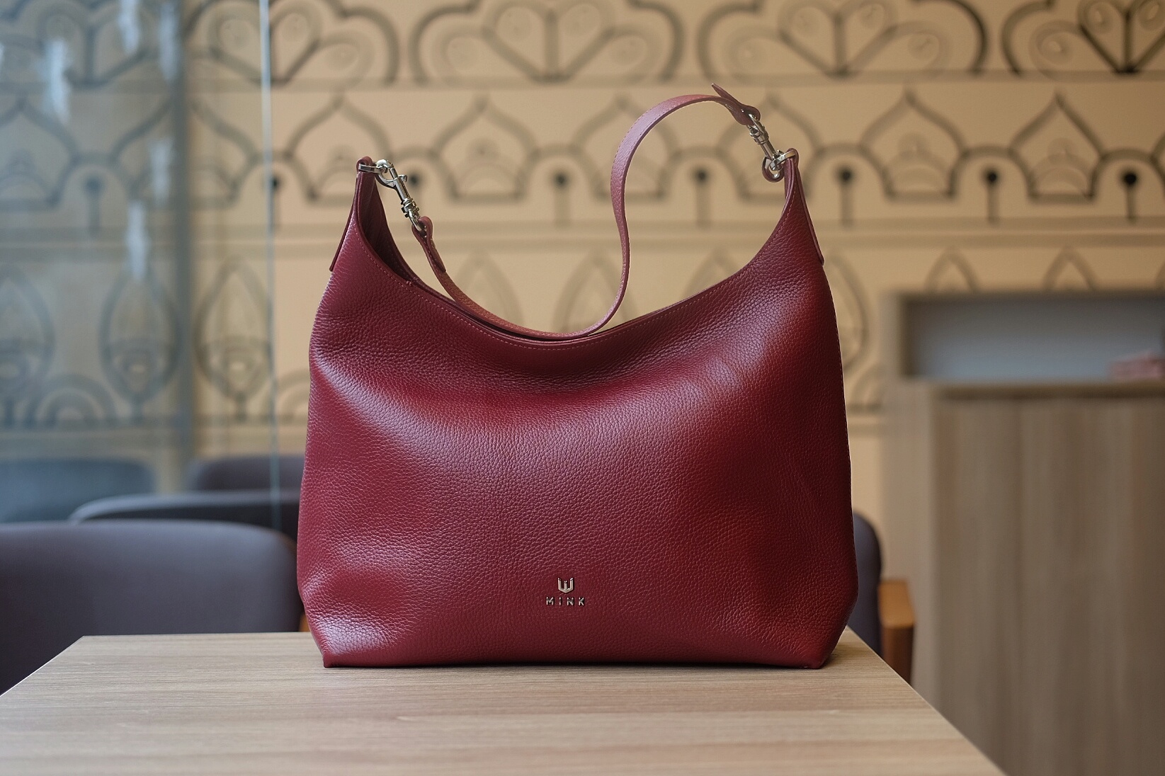 Bộ đôi túi hobo Hanah- Clutch Kandy da bò thật cao cấp  thanh lịch, sang trọng
