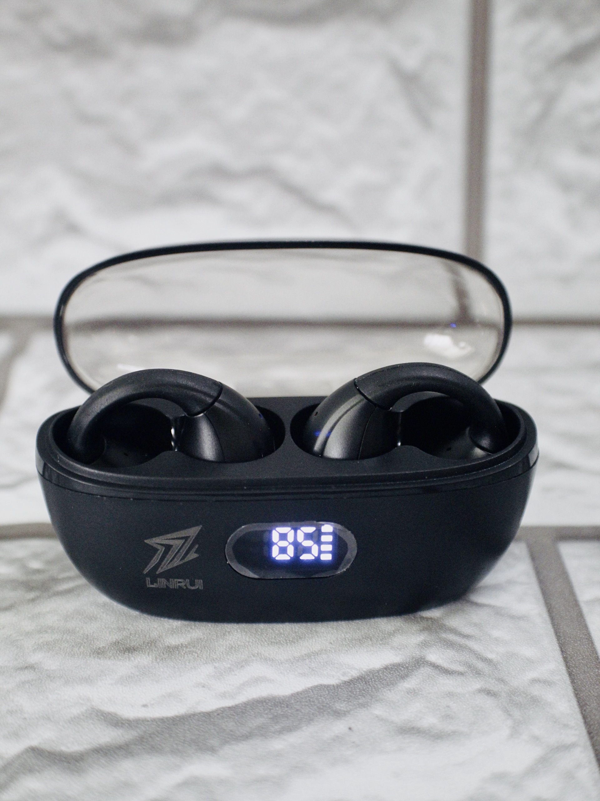 Tai Nghe Thể Thao Bluetooth Kẹp Tai Không Dây Chống Nước Có Mic - Hàng Chính Hãng