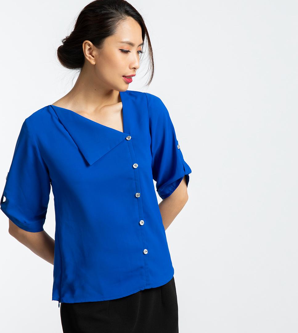 Áo Cổ Lật Hity TOP101 (Xanh Midnight)