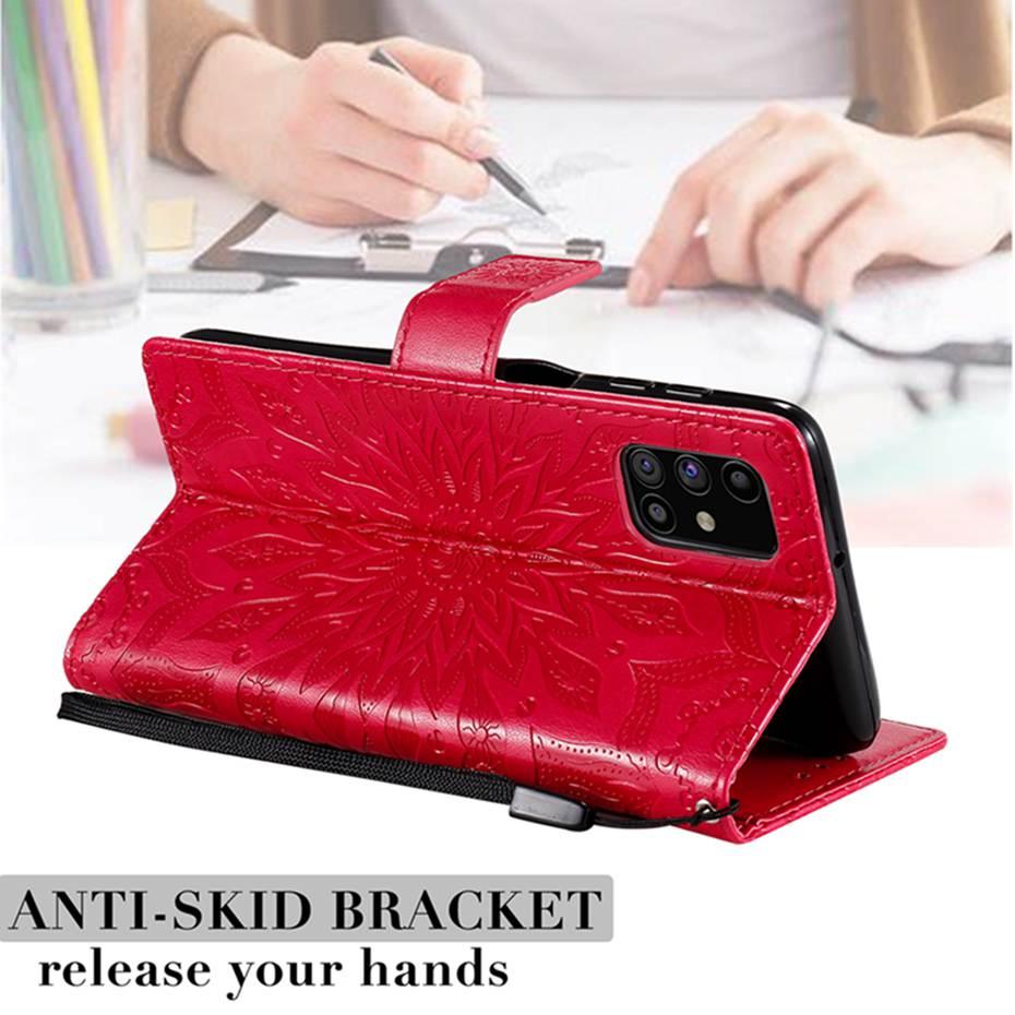 Bao Da Nắp Gập Xinh Xắn Cho Samsung Galaxy A51 A71 A01 Core A21 A31 A41 A91 A81 M11 M21 M31 S M51 M01 A70E