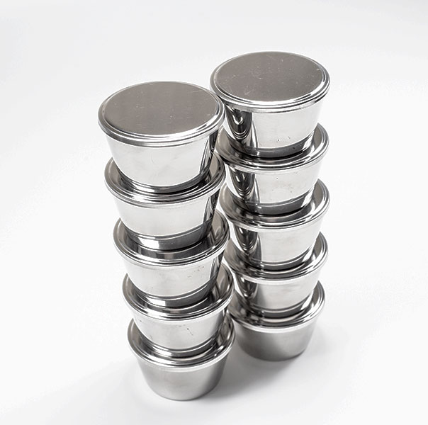 Combo 7 Khuôn Làm Bánh Flan Có Nắp Inox 304