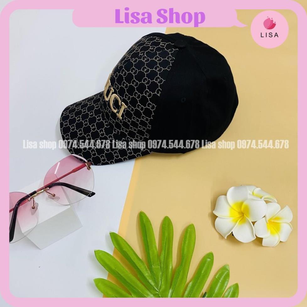 Mũ lưỡi trai, nón kết nam nữ thêu chữ thời trang phong cách cá tính Unisex Lisa, M31