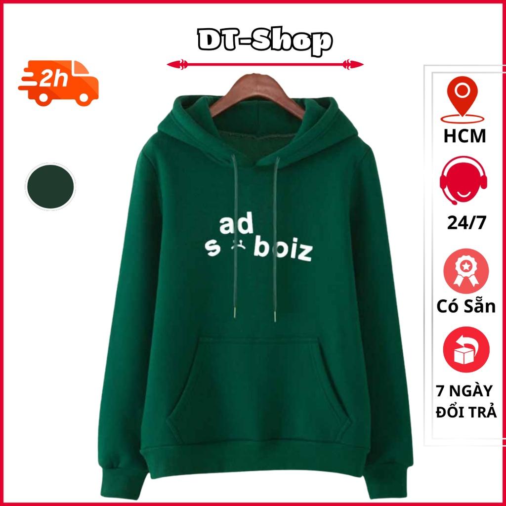 Áo Hoodie Nỉ Cao Cấp SADBOIZ màu Xanh lá