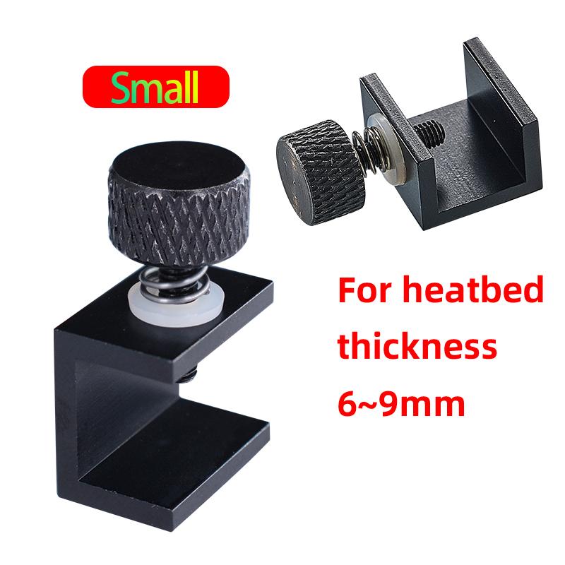 Ender 3 v2 Nhôm Có Thể Điều Chỉnh Giường Kính Heatbed Clip Giường Kẹp 3D Cho Máy In 3D Hợp Kim Ultimaker Hotbed Xây Dựng Nền Tảng Người Giữ