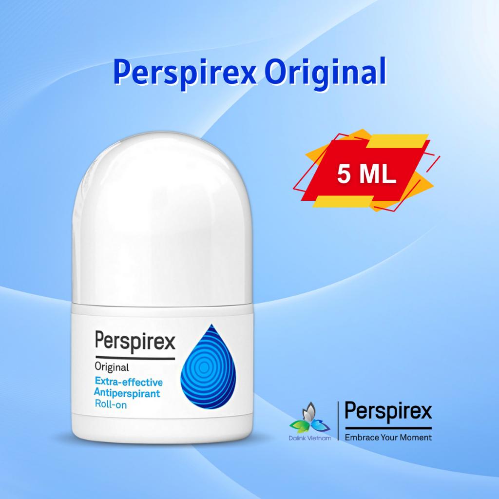 Lăn nách Perspirex 5ml: khử mùi hôi nách và giảm tiết mồ hôi từ bên trong